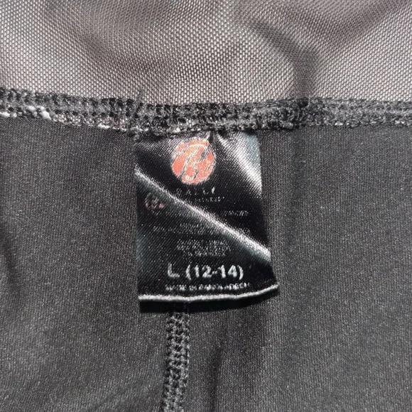 Bally black, yellow and gray flare leggings/stretch pants - Picture 3 of 4